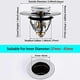 thumbnail image 3 of Universal Wash Basin Bounce Drain Stainless Steel Plug Full Copper Bullet Core Push-Type Pop Up Sinkfor Basket Kitchen and Bathroom Fits Drain Hole, 3 of 5