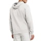 thumbnail image 2 of Sudadera con capucha Champion Powerblend de forro polar a rayas para hombre, blanca, 2 of 7