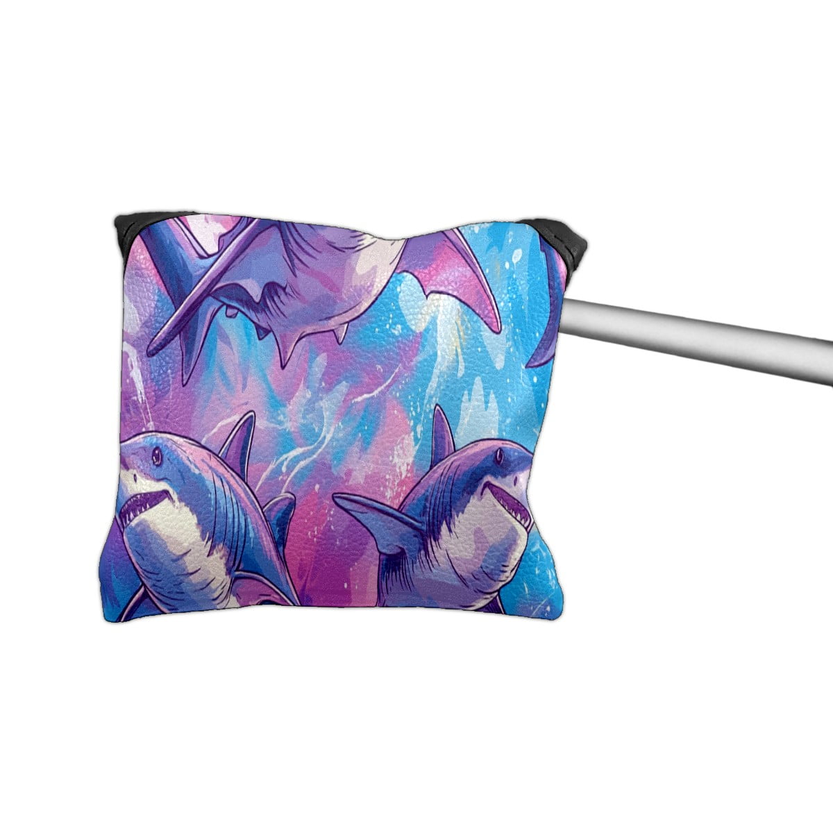 Golf Mallet Putter Cover Premium Leather Waterproof Golf Putter Head Cover with Magnetic Closure
