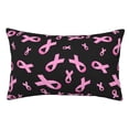 thumbnail image 1 of Balery Breast Cancer Awareness Funda de Cojín Estampada, Regalos para Mujeres, Regalos de Amor para Ella, Regalos para Novia o Esposa, Funda de Almohada-14"x20", 1 of 6
