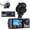 Darkgray, variant on 4K Dash Cam Front and Rear Inside,4K+1080 Full HD Dash Camera,STARVIS 2 Sensor,Built in 5GHz WiFi & GPS Car Camera,2.4" IPS Screen, 64GB SD Card,App Control,170°Wide Angle, 24H Parking Mode