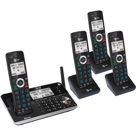 AT&T DLP734104 Handset Connect to Cell Answering System with Unsurpassed Range - Black