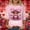 #028-Pink, variant on Wowcloth Woman's Valentine Print T-shirt, Relaxed Fit with Round Neck and Three-Quarter Sleeves for Casual and Daily Wear