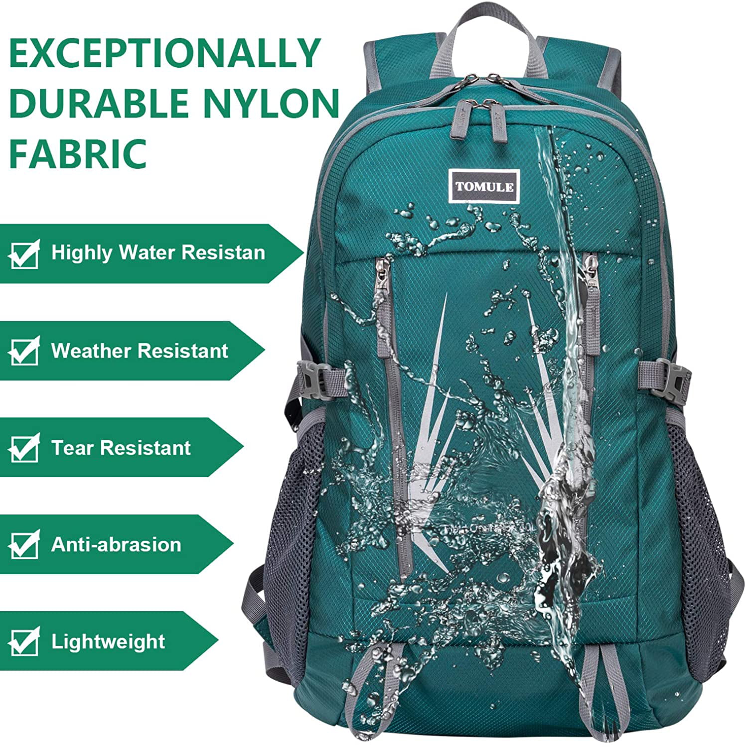 40L Lightweight Packable Hiking Backpack Travel Backpack for Women Men TOMULE Camping Hiking Daypacks 
