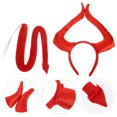thumbnail image 3 of KAKOWELY Conjunto de 2 piezas de diadema y cola de cuerno de diablo para disfraz de fiesta de Halloween, adecuado para adultos y niños, fácil de usar y duradero., 3 of 4