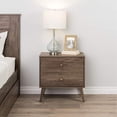 thumbnail image 2 of Ergode Milo 2-drawer Nightstand, Drifted Gray, 2 of 3