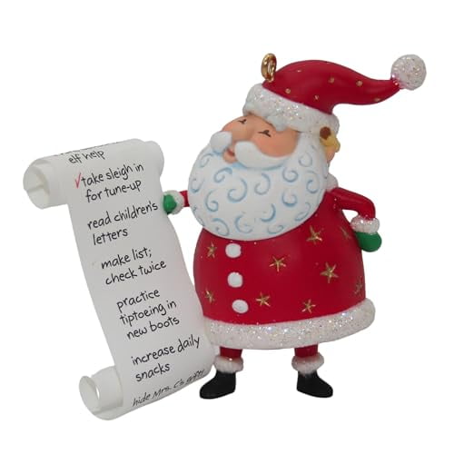 Looney Tunes Deck The Yard Bugs Bunny Santa Tweety Daffy Duck Christmas Ornament