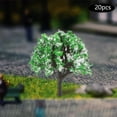 thumbnail image 4 of 20 piezas de árbol Hugo árbol micro paisaje decoración de Dioramas blanco, 4 of 8