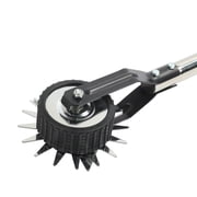 BIMZUC Rotary Lawn Edger Single Wheel Manual Edging Cutter with Handle for Yard Sidewalk 4 Section 67.32 inches / 171 cm