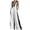 White, variant on Women's Sleeveless Deep V Neck Color Block Jumpsuit，Contrast Side Stripe Wide Leg Romper with Side Pockets for Party Evening Wear