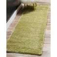 thumbnail image 2 of Unique Loom Solo Collection Solide Peluche Tapis de Course pour Enfants, 2' 2" x 13', Vert Clair, 2 of 2