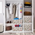 thumbnail image 6 of Foldable Fabric Storage Bin Home Cubes Clothing Organizer Bins Large Collapsible Box Basket for Home Organizer Birds Pattern, 6 of 8