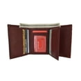 thumbnail image 3 of New Mens Trifold Leather Wallet Multi Pockets Classic Style Card ID 1107 CF, 3 of 57
