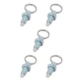 thumbnail image 1 of Transemion Heavy-Duty Index Plunger with User-Friendly Ring Pull Secure Spring Loaded Lock M8-5 Galvanized Steel 5Set, 1 of 1