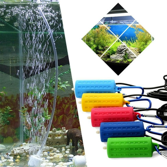 Mini Oxygen Pump with Double Air Stone Mute USB Charging Air Pump for Aquarium Fish Tank