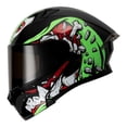 thumbnail image 1 of Casco Roda Rush Negro Verde Bone Crusher Mica Humo Abatible Svs multicolor S, 1 of 5