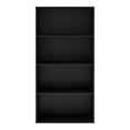thumbnail image 3 of Furniture of America Seni Stackable Wood 4-Shelf Bookcase in Black, 3 of 10