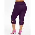 thumbnail image 3 of DYMADE Women Large Size Slim Fit Elastic Pants, 3 of 3