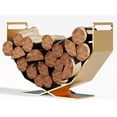 thumbnail image 1 of Firewood Rack,17.72 Inches Decorative Heavy Duty Firewood Storage Rack Wood Holder for Outdoor Indoor Indoor Outdoor (), 1 of 6