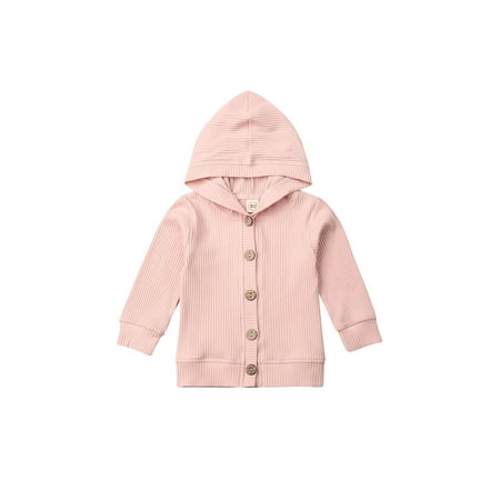 

AvoDovA Newborn Baby Single Breasted Plain Knitted Coat for Boys Girls