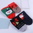 thumbnail image 4 of Tiqkatyck Compression Socks Clearance, 1 Pair Womens Christmas Socks for Women Funny Novelty Colorful Cotton Holiday Crew Socks Warm Socks Compression Socks for Women D One Size, 4 of 4