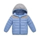 thumbnail image 1 of Chaqueta acolchada con capucha para niñas de 7 a 14 años - Abrigo de invierno ligero con cremallera y bolsillos, 1 of 3