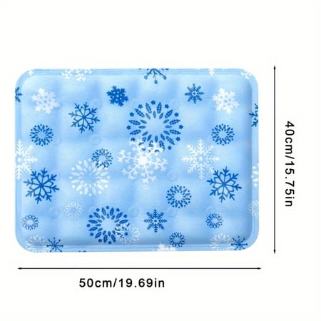 DEKAXID Cooling Gel Dog Mat - Non-Slip Durable Polyester Ideal For Small Breeds