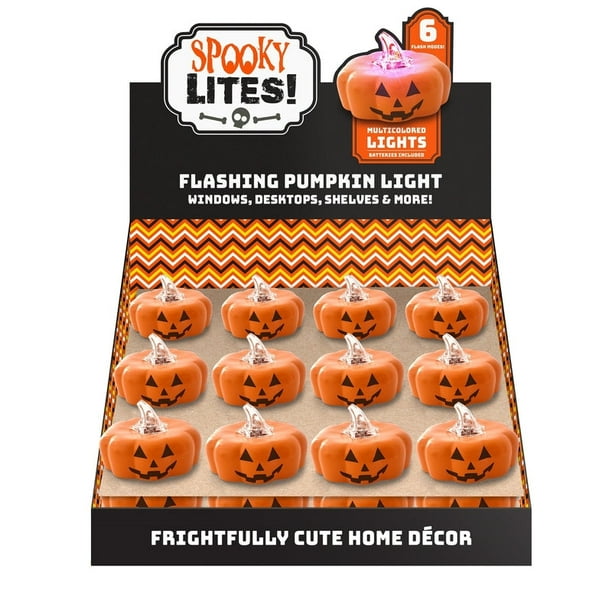 Luces intermitentes DM Merchandising Spooky Lites de 3 cm (paquete de 24)