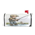 thumbnail image 2 of Boy Go Fishing Magnetic PVC Mailbox Cover, 20.7" x 18" Standard, Waterproof UV Resistant, 2 of 8