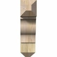 thumbnail image 2 of Ekena Millwork 6"W x 18"D x 22"H Funston Craftsman Rough Sawn Bracket, Douglas Fir, 2 of 13