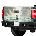 thumbnail image 3 of Lotusprinthandmade Jesus Christian Calm The Storm Painting Tailgate Wrap 2 Sizes (26"x66"), Faith-Based Truck Wrap, Religious-Themed Tailgate Wrap, 3 of 5