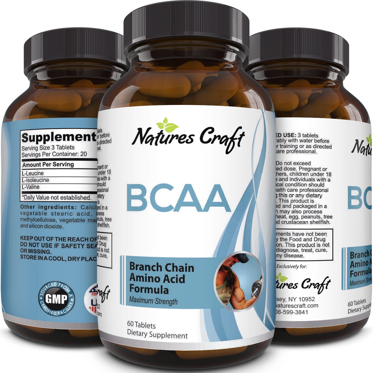 BCAA Amino Acid Strength & Muscle Growth Peak Gym Performance Get