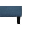 thumbnail image 6 of Kingway Furniture Bellas Microfiber Platform Queen Bed in Blue, 6 of 18