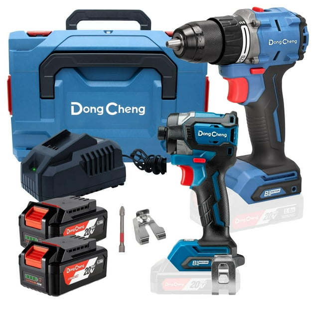 Kit Llave De Impacto Inalámbrico Y Rotomartillo Taladro DC