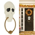 thumbnail image 4 of Tuerta de Miedo, Cabezal de Calavera de Estilo Halloween Duración Duradera PVC Batería de batería para Halloween, 4 of 7