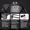 thumbnail image 6 of Oakley OO9448 Sylas Rectangle Shaped Non-Polarized Sunglasses for Men - Includes Official Eyewear Kit - Polished Black Frame with Prizm Gray Lens, 6 of 7
