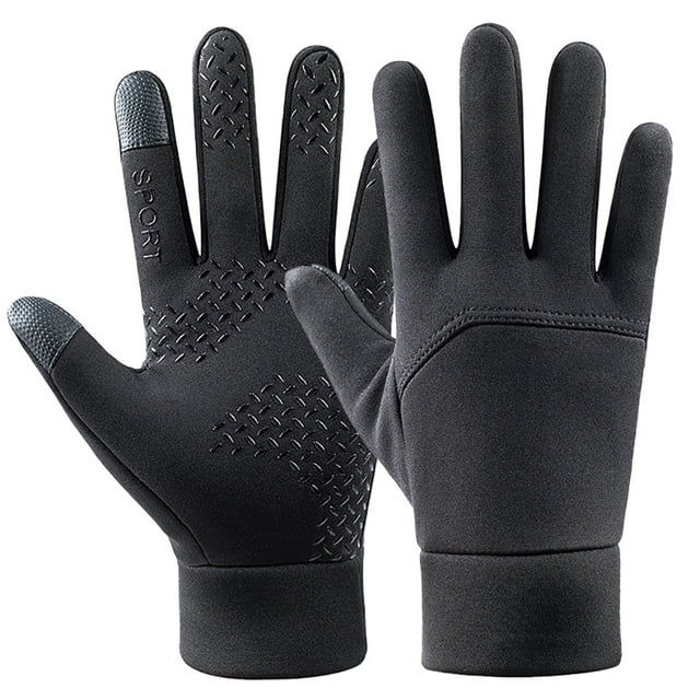 Gants Écran Tactile Coupe-Vent Imperméables Gants de Neige Gants de Ski pour Hommes Femmes