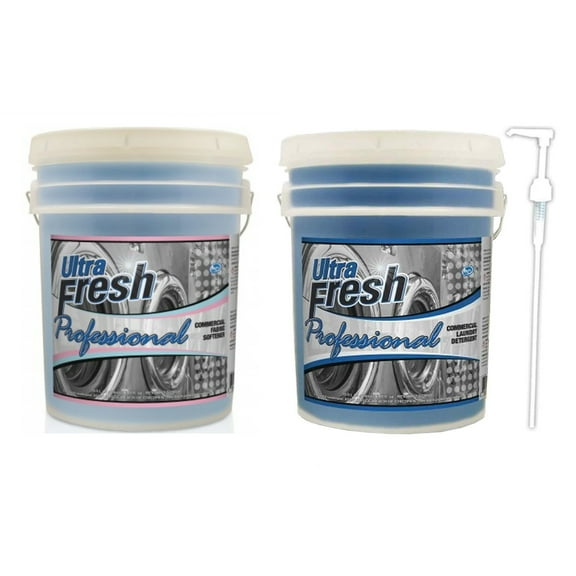Ultra Fresh Professional Commercial Laundry Detergent & Spring Fresh Fabric Softener