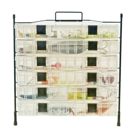 Organized Fishing Modular 6 Cpcty Utilty Bx Wire Rck NFR-006