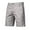 Gray, variant on Srogem Men's Casual Shorts Flat Front Shorts Elastic Waist Summer Beach Shorts Stretch Slim Fit Short Pants