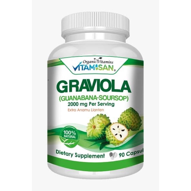 Suplemento dietético VITAMISAN Extracto de guanábana, graviola, guanábana