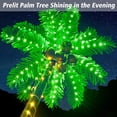 thumbnail image 3 of ZXNYH 5FT LED Lighted Palm Tree with Coconuts Outdoor Artificial Palm Tree Prelit Christmas Tree Tropical Palm Tree Lights for Home Patio Pool Hawaiian Luau Jungle Party Tiki Bar Indoor Decoration, 3 of 5