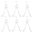 thumbnail image 1 of 6pcs Stainless Steel Double Meat Hooks Drying Roast Duck Hook Bacon Hanger Grill Hanging Rack (4cm Diameter 24cm Length), 1 of 5