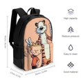 thumbnail image 2 of Calvin And Hobbes Backpack Schoolbag Casual Daypack Rucksack Bookbags Lightweight Gym Bag, 2 of 8