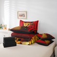 thumbnail image 5 of YST Leopard Rose Reversible Comforter Set, 7-Piece, Queen, 5 of 5
