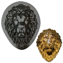 AUTUMN Lion's Head Garden Decor Mold, Concrete Cement Plaque Mold, Lion's Face Form for Garden Figure, DIY Outdoor Décor