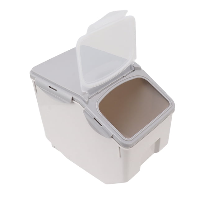 Contenedor para almacenar arroz, contenedor para almacenar arroz con recipiente hermético para alimentos, organizador de granos sellado, diseño de última generación