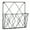 Black, variant on 1Pc Modern Wall Mounted Magazines Newspaper Storage Rack Home Bedroom Hanging Book Display Shelf