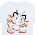 thumbnail image 3 of Pokémon - Happy Meowth Retro - Youth Short Sleeve Graphic T- Shirt, 3 of 5