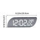 thumbnail image 3 of Reloj electrónico digital con pantalla de temperatura y humedad, pantalla LED, reloj electrónico, pantalla digital estéreo, ajuste automático del brillo, despertador digital, 3 of 8